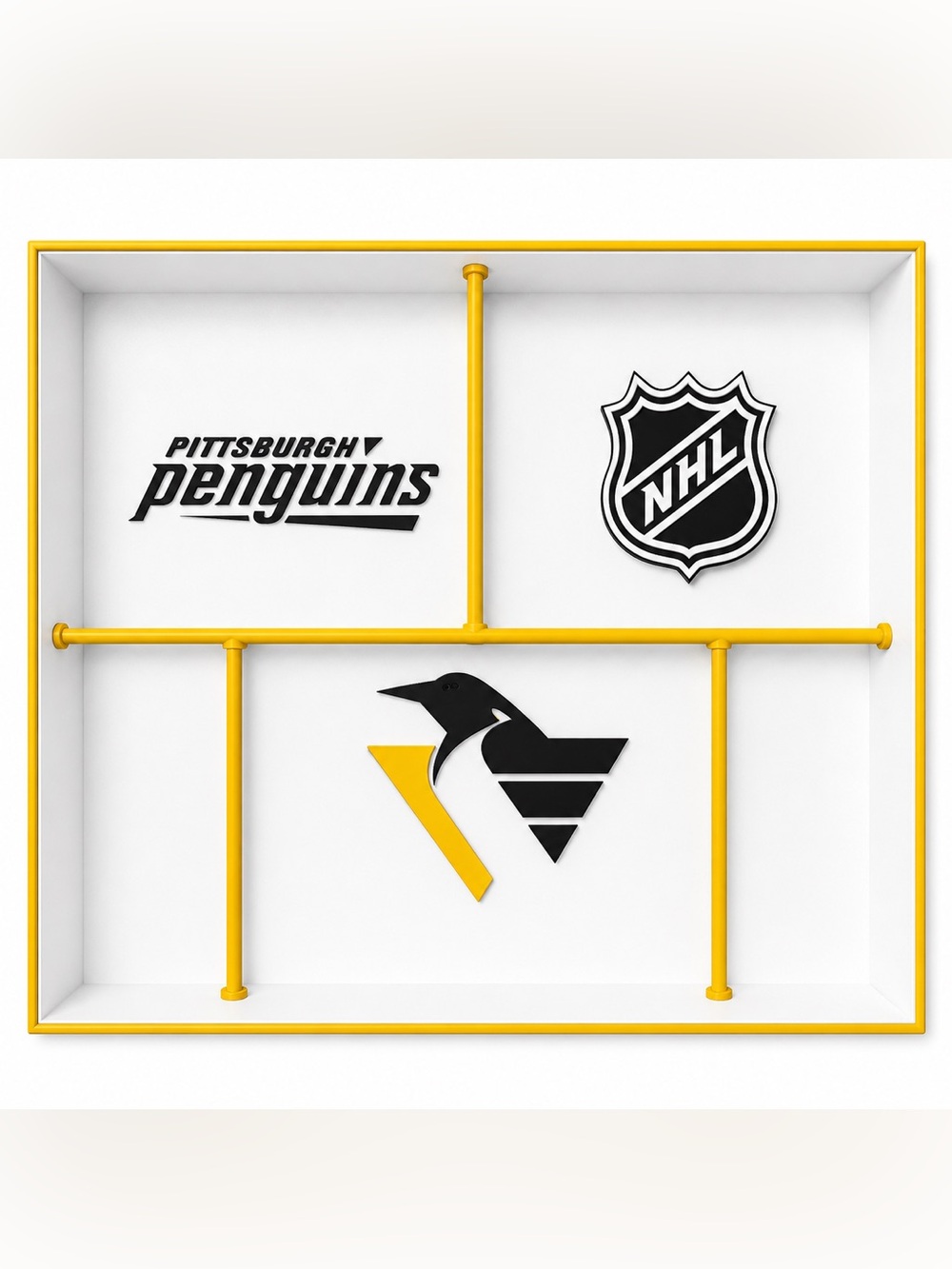 Pittsburgh Penguins NHL Pocket Dump Tray - For Keys, Wallet, Money, Etc